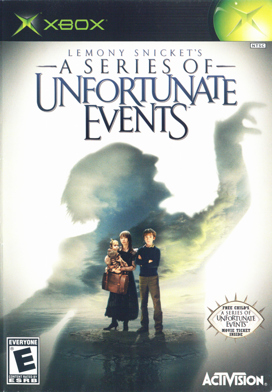 Lemony Snicket's A Series of Unfortunate Events box art for Xbox